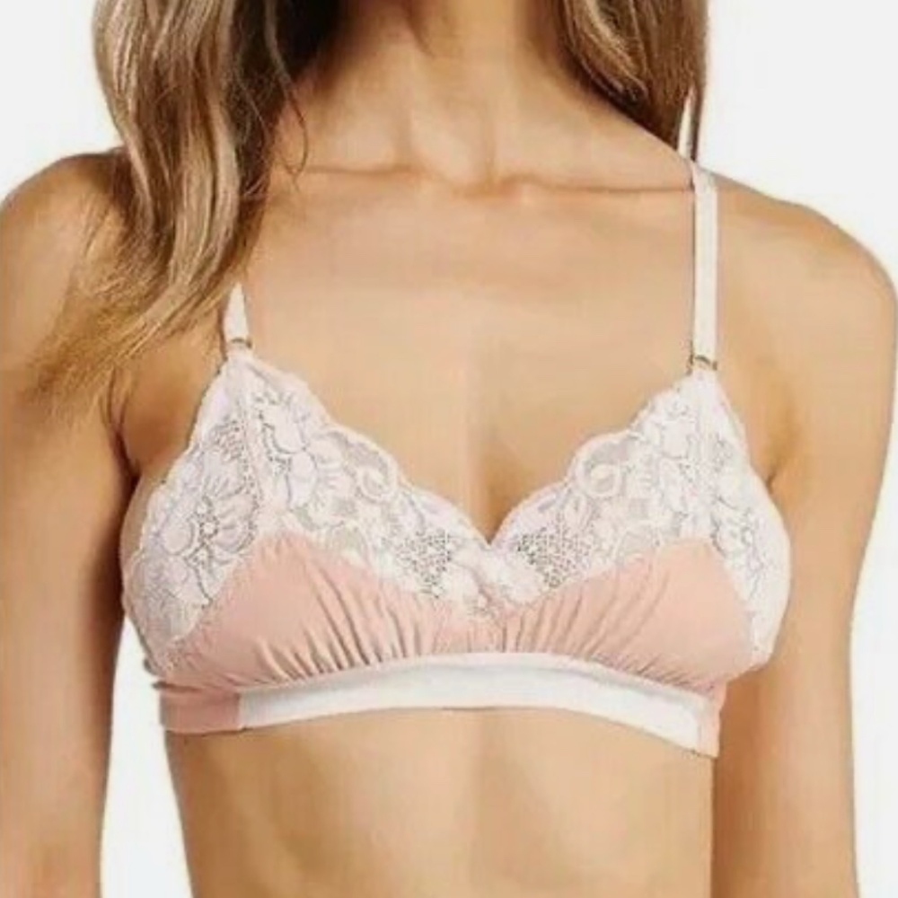 Free People/Revolve WE ARE HAH Lounge Bralette in Copper Rose - Picture 2 of 7